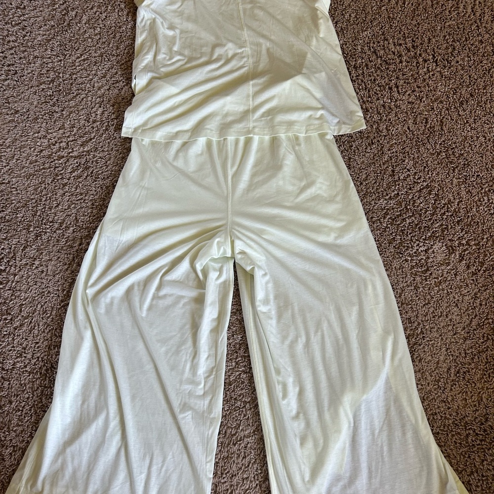 lululemon athletica Light Cream Wide-Leg Jumpsuit